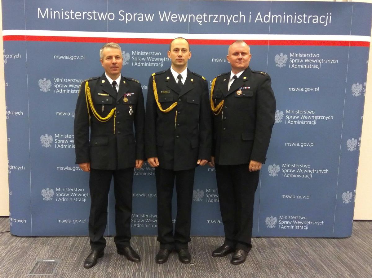 Przemyski strażak nagrodzony Krzyżem „Zasługi za Dzielność”