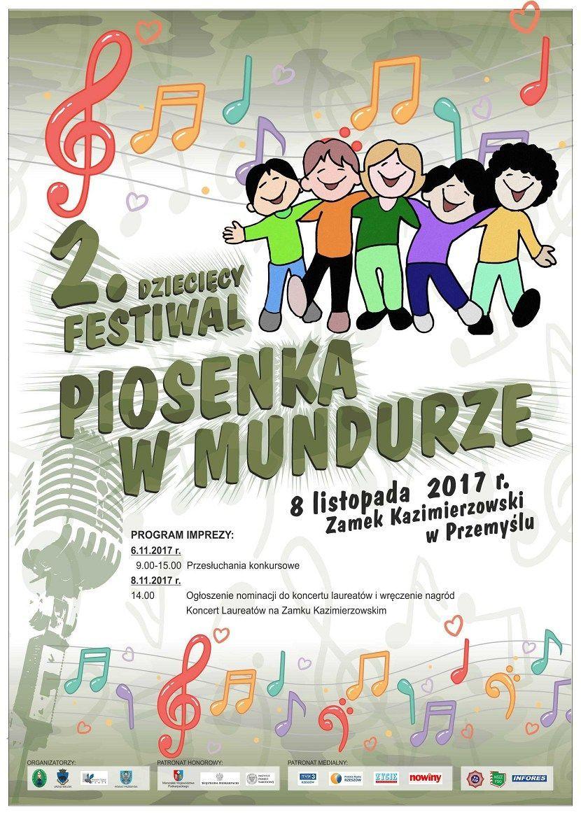 Dziecięcy festiwal „Piosenka w mundurze”