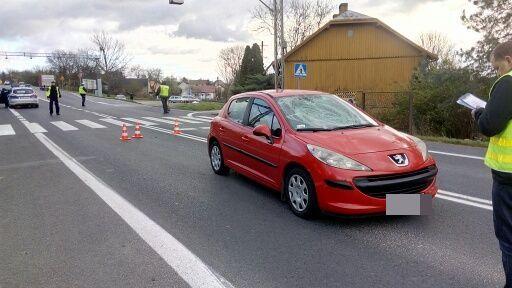 36-latka potrącona na przejściu dla pieszych