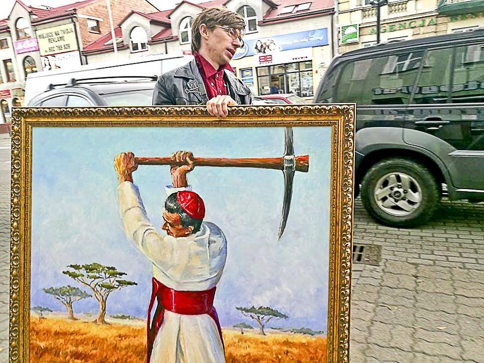 Papież Franciszek pobłogosławił obraz jarosławskiego artysty