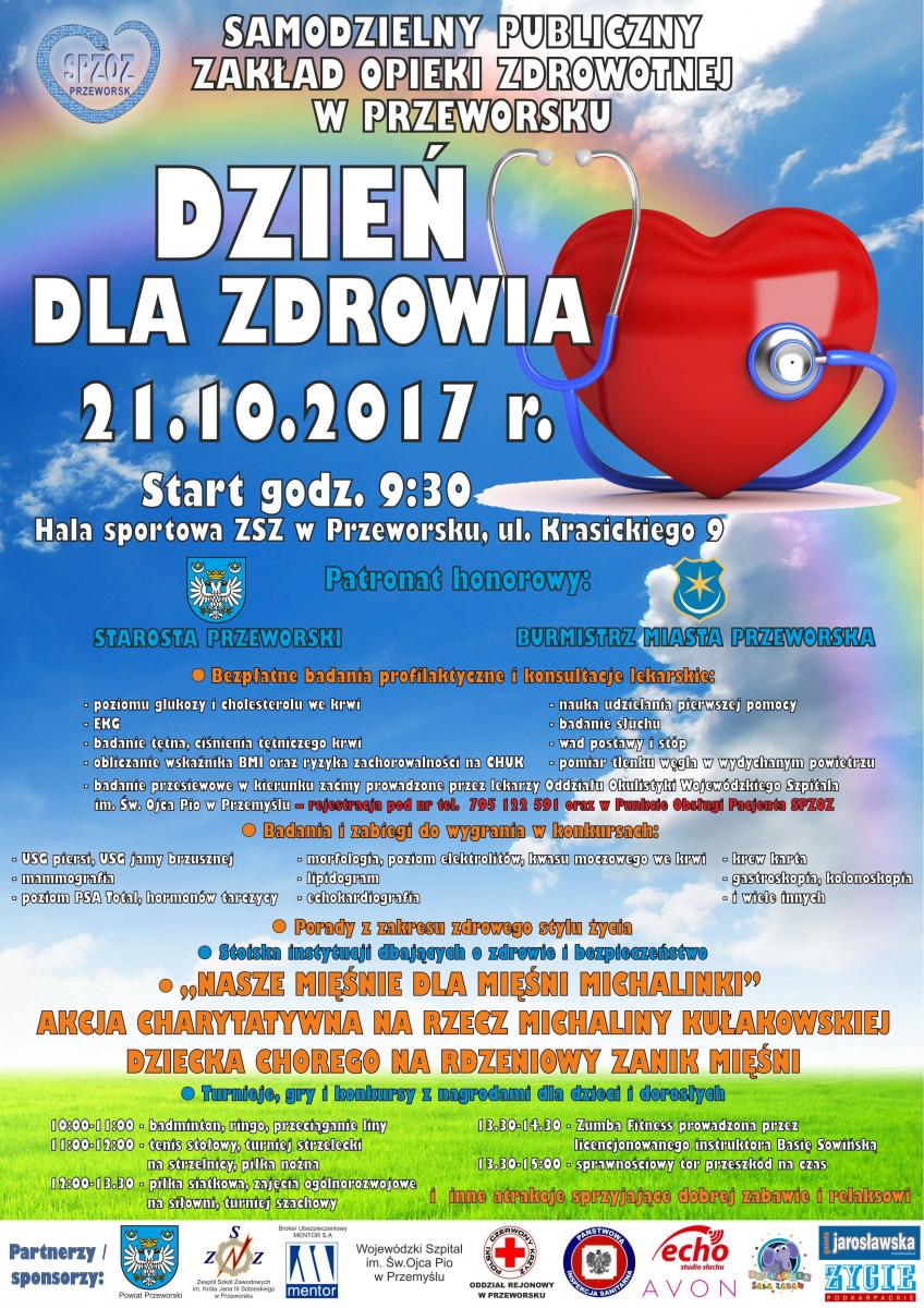 Przyjdź na bezpłatne badania. Dzień dla Zdrowia w Przeworsku