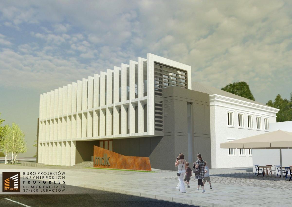 Domy kultury w Lubaczowie i Wyszatycach przejdą modernizację [WIZUALIZACJE]