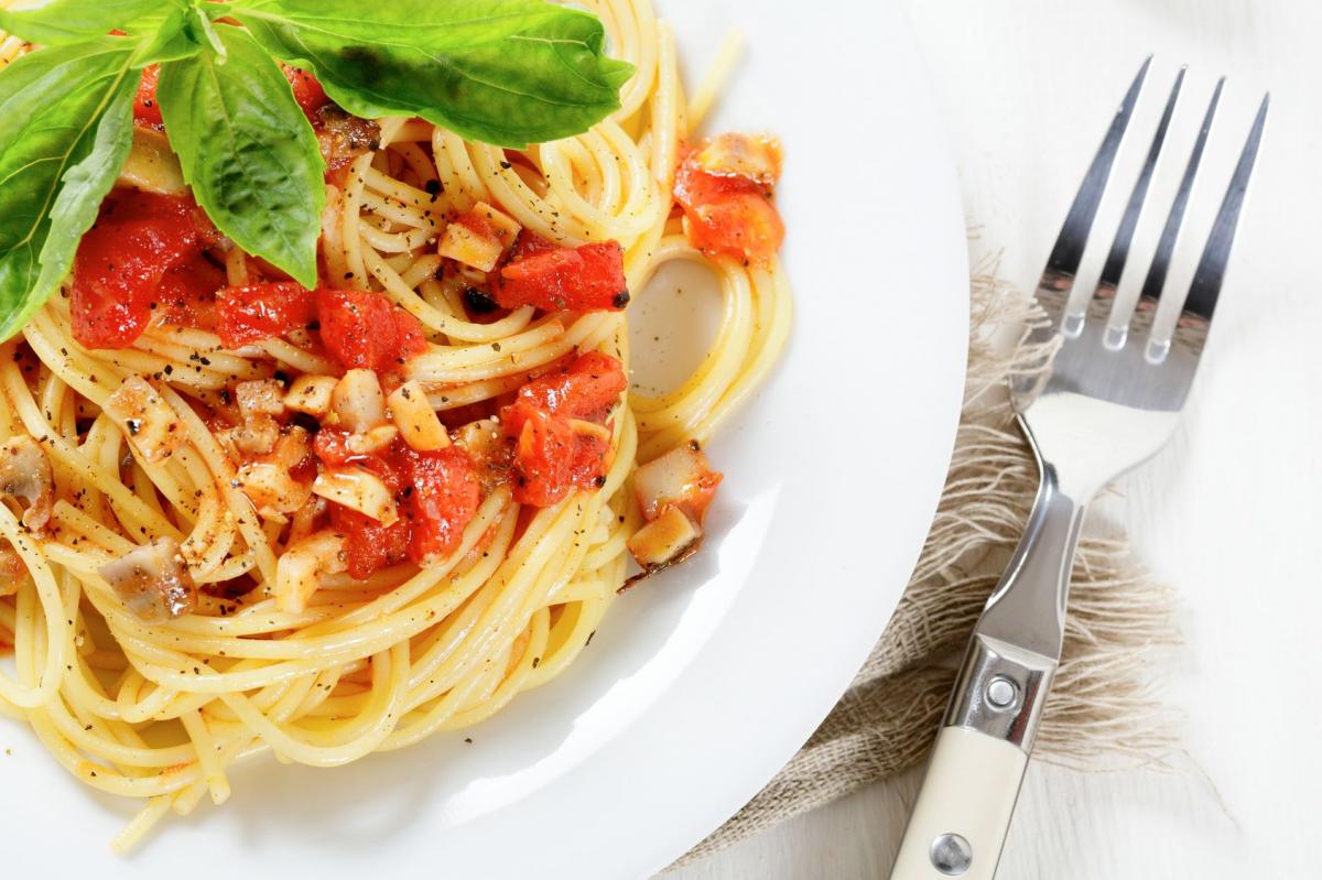 Paprykowe spaghetti 