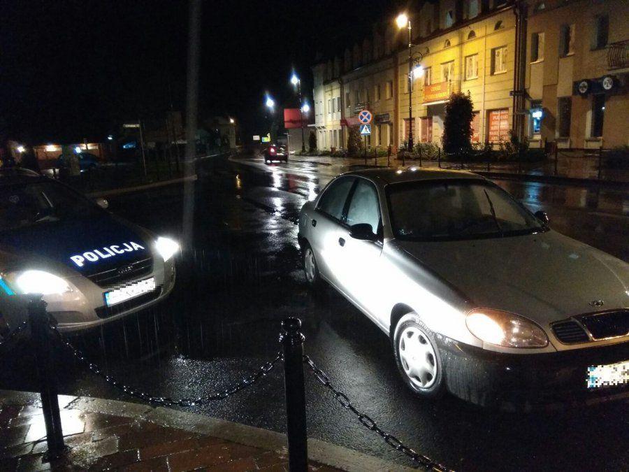 Kierowca daewoo potrącił pieszego