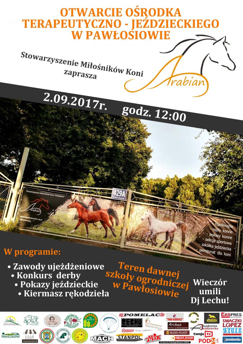 Jutro otwarcie Ośrodka Terapeutyczno-Jeździeckiego