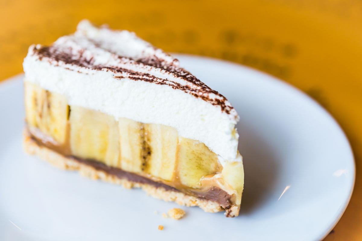 Angielskie ciasto Banoffee