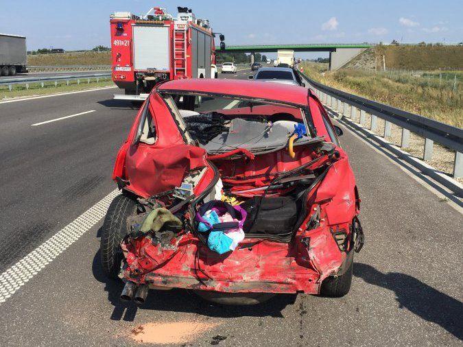 Wypadek na autostradzie A4. 5 osób trafiło do szpitala [ZDJĘCIA]