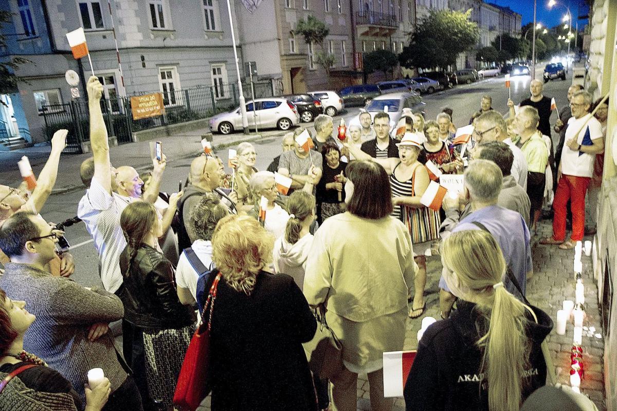 8 dni przed sądem. Przemyślanie protestowali [ZDJĘCIA]