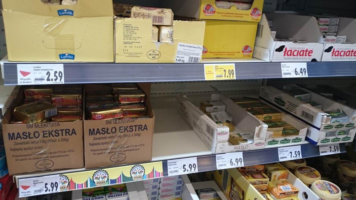 Masło drożeje na potęgę
