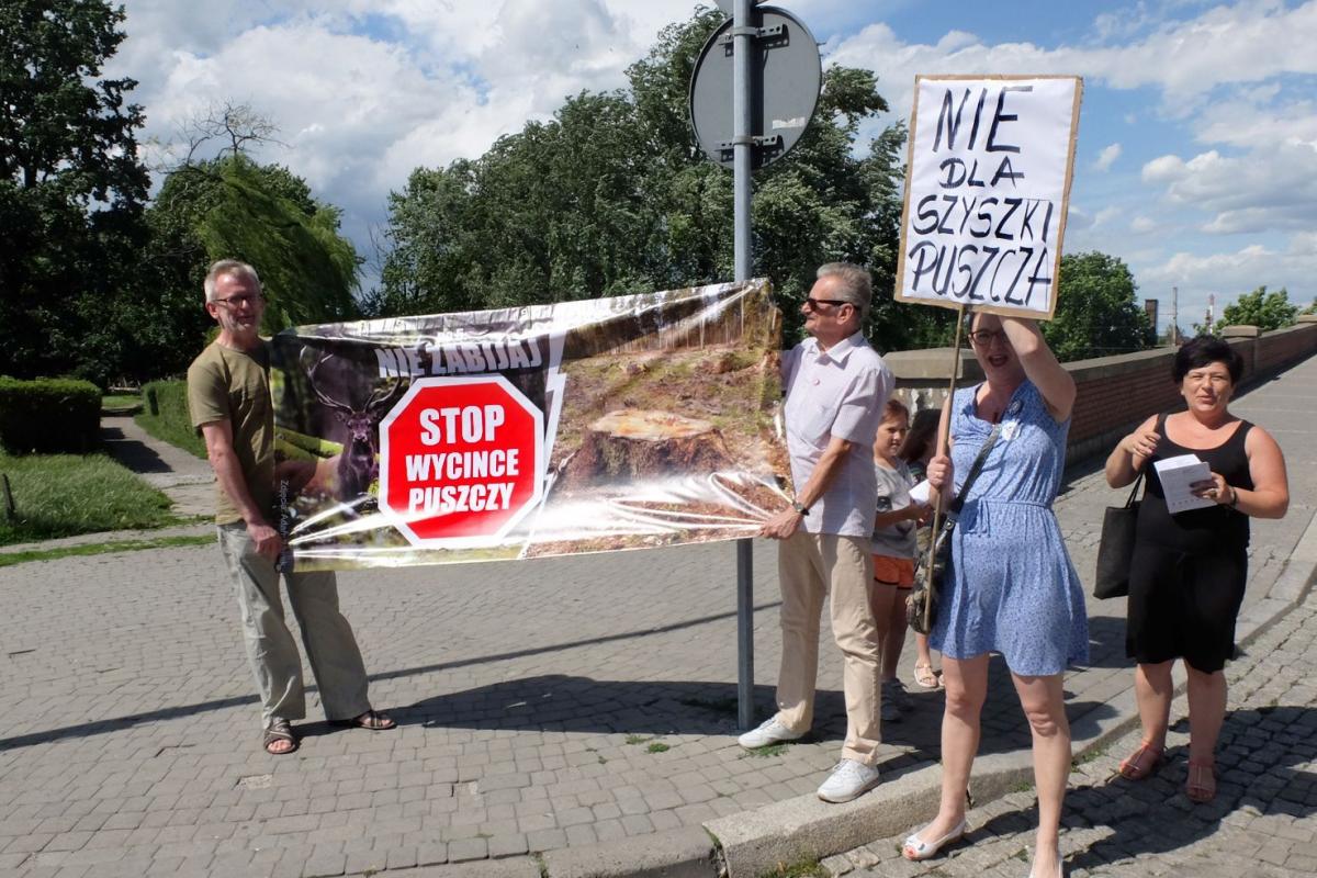Nie dla Szyszki puszcza. Pikieta w Przemyślu