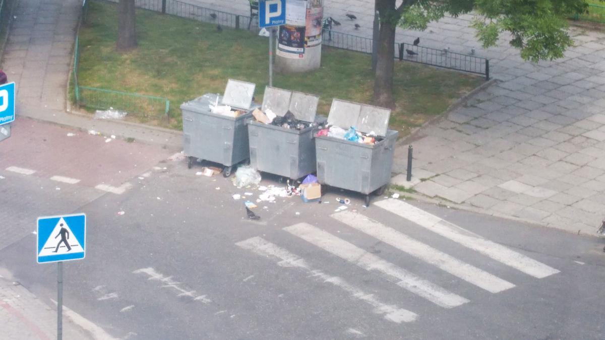 Sygnały: Koszmarek przy parkingu na pl. Rybim