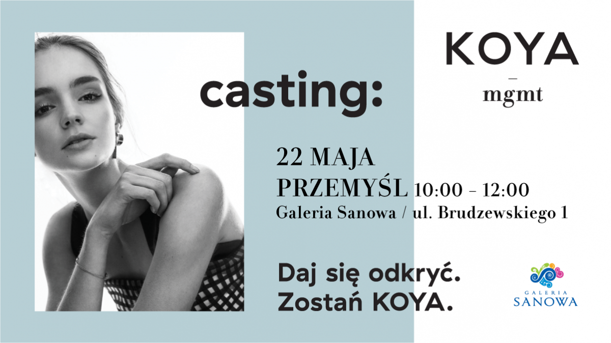 Marzysz o karierze modelki / modela? Przyjdź na casting