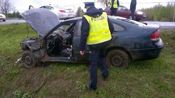 Tragiczny wypadek. Kierowca uderzył w przepust