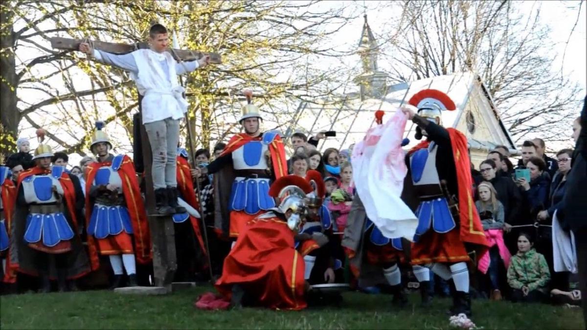Misterium Męki Pańskiej w Kalwarii Pacławskiej [WIDEO]