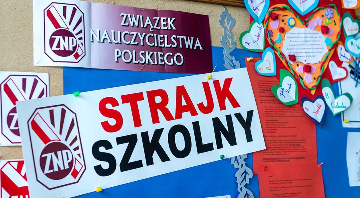 Strajkowało 123 nauczycieli w siedmiu placówkach