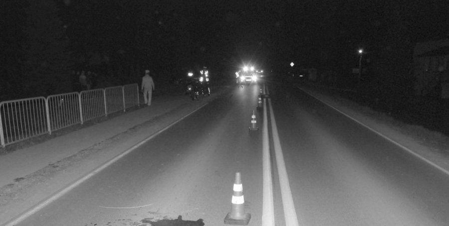 Pijany wszedł pod koła motocykla
