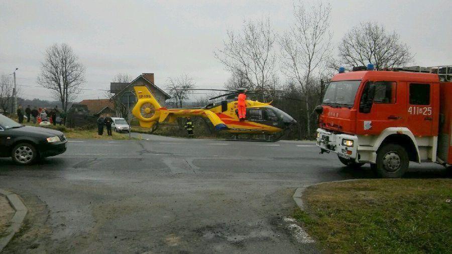 Zderzenie trzech pojazdów