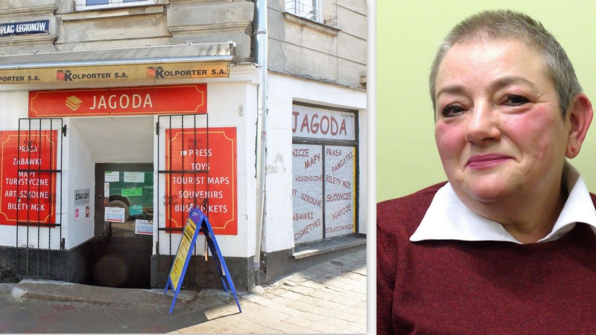 Pani Kasia z kiosku koło dworca 