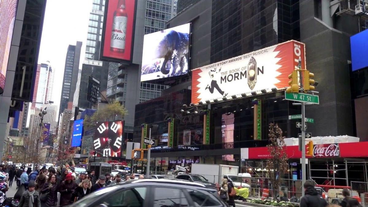 Tak prezentuje się Przemyśl na Times Square! [Mamy WIDEO]