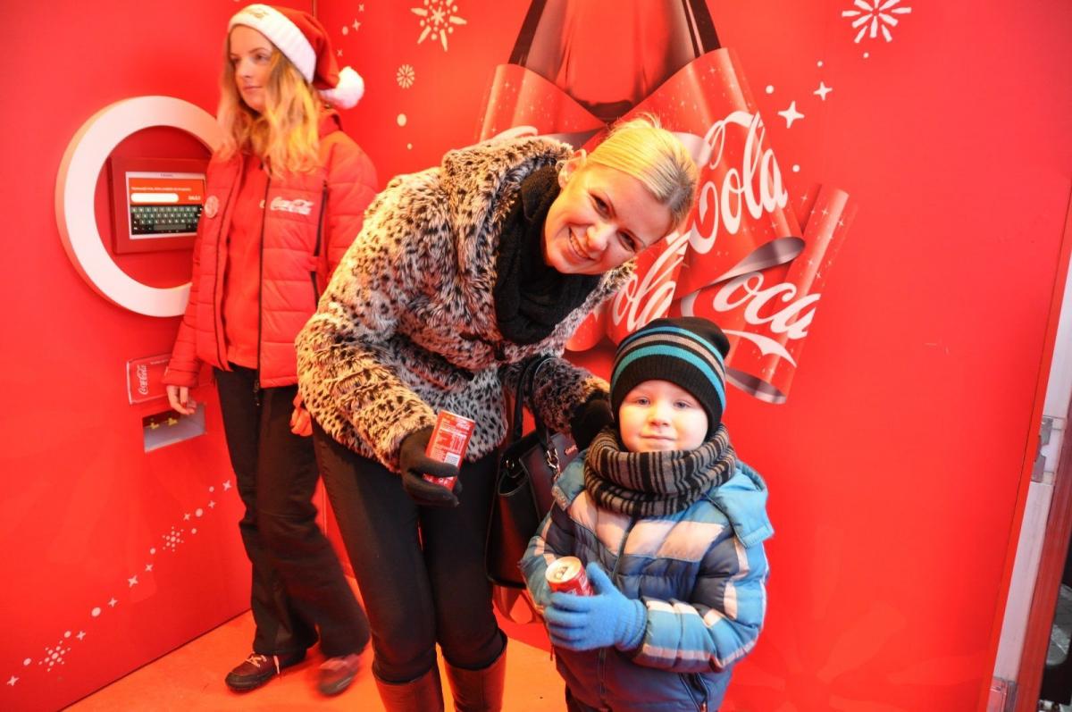 Ciężarówka Coca-Coli odwiedziła Przemyśl [WIDEO]
