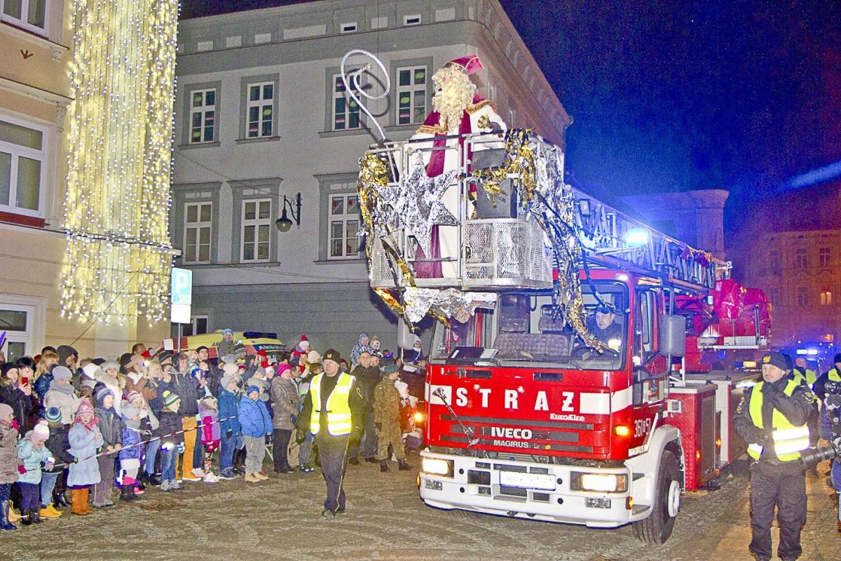 Mikołaj gościł na przemyskim Rynku