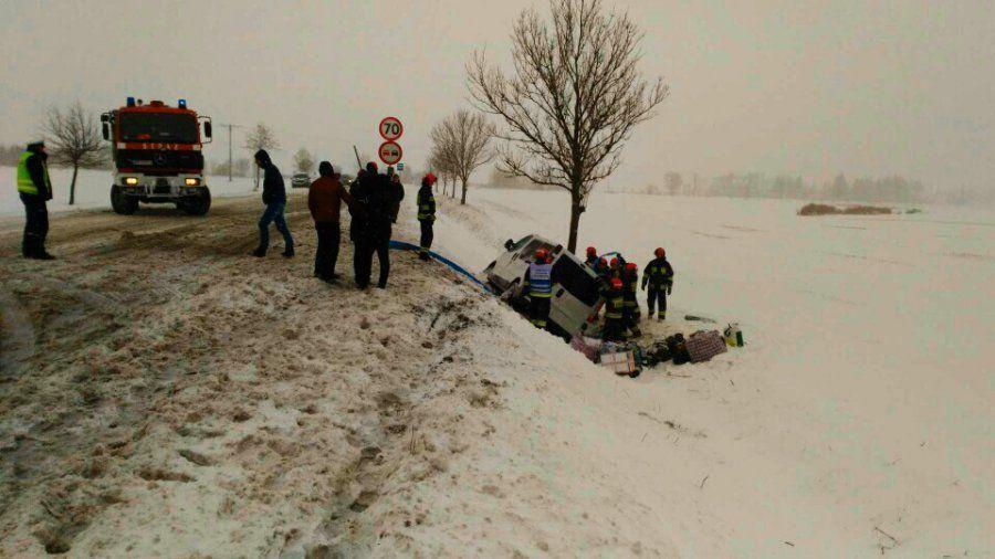 2 dni zimy i 11 zdarzeń drogowych w okolicy Przemyśla! [ZDJĘCIA]