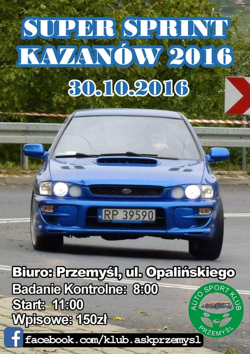 Super Sprint Kazanów 2016 już w niedzielę!