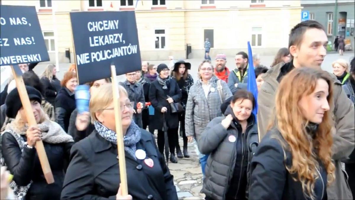 Kolejny czarny protest w Przemyślu [WIDEO]