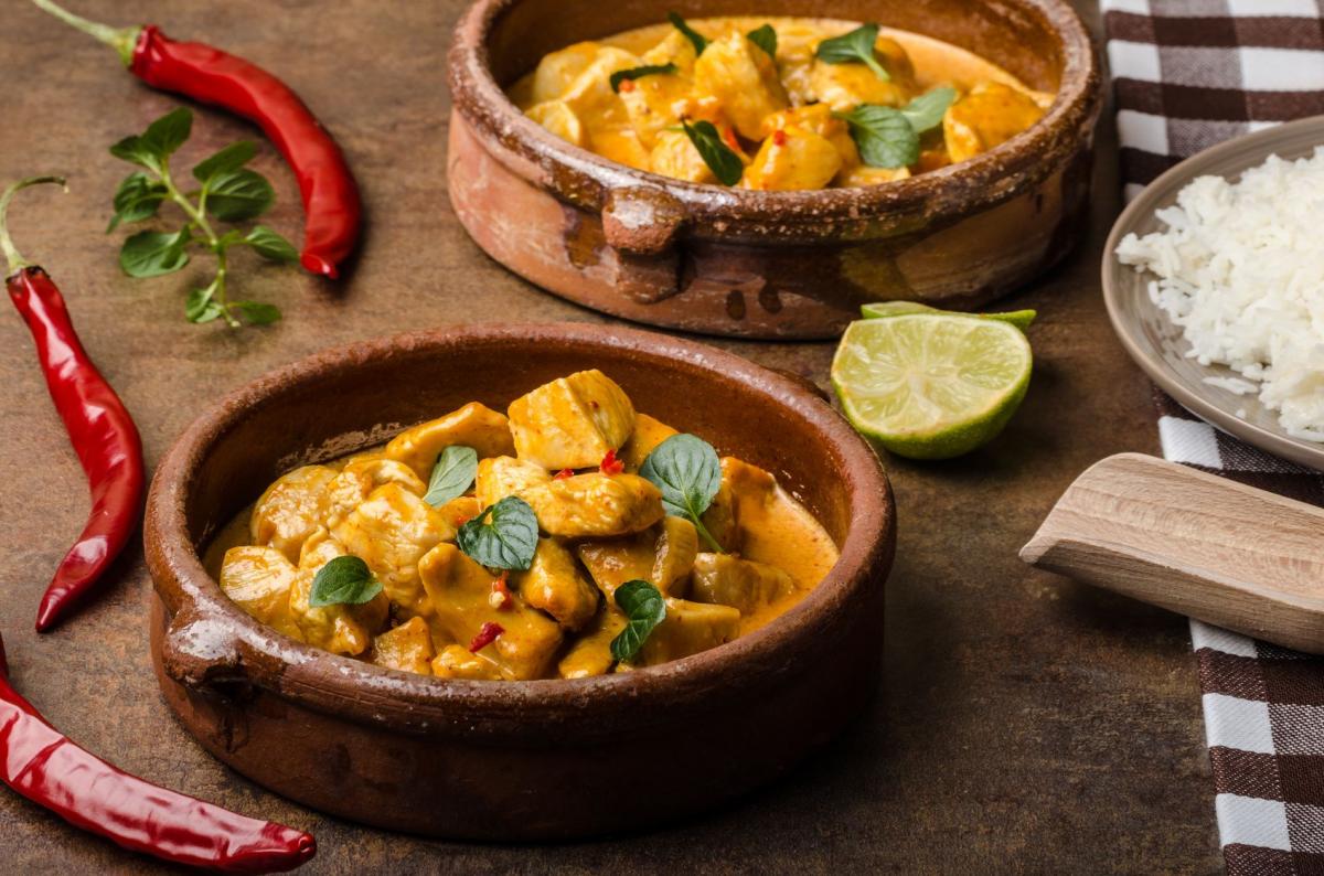 Rozgrzewający kurczak curry