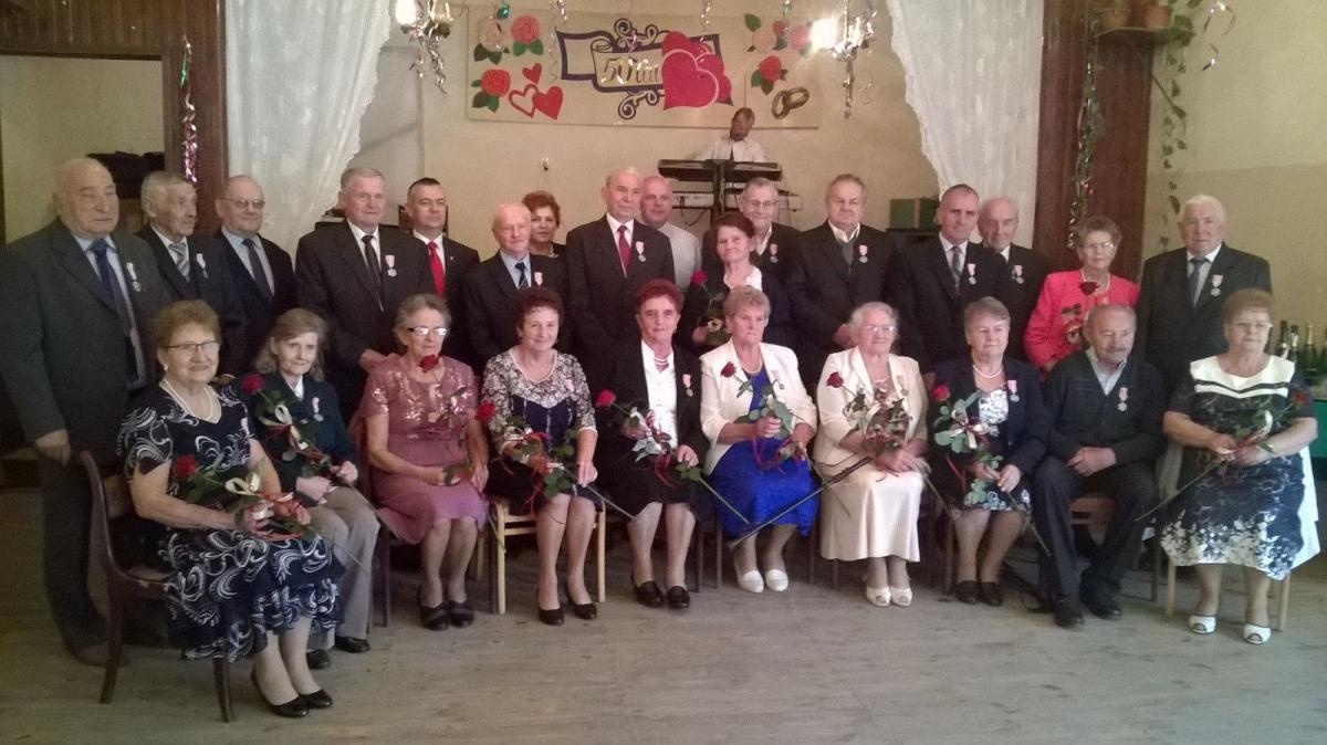 17 par z gminy Fredropol świętowało wspólnie jubileusze małżeńskie