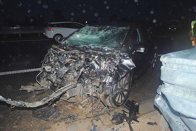 Groźnie wyglądający wypadek na A4 [ZDJĘCIA]