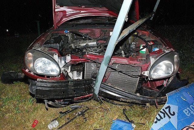 Wymusiła pierwszeństwo i doprowadziła do zderzenia [ZDJĘCIA]