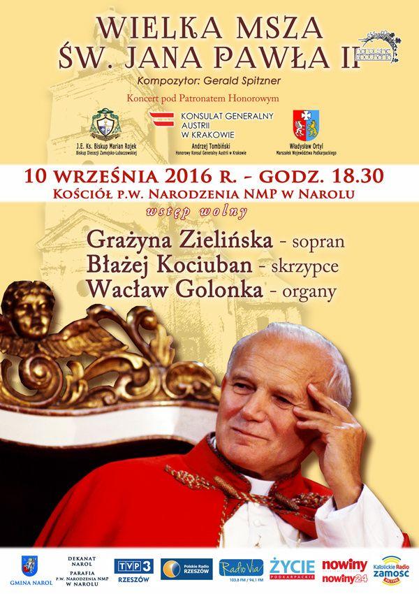 „Wielka Msza św. Jana Pawła II” w Narolu