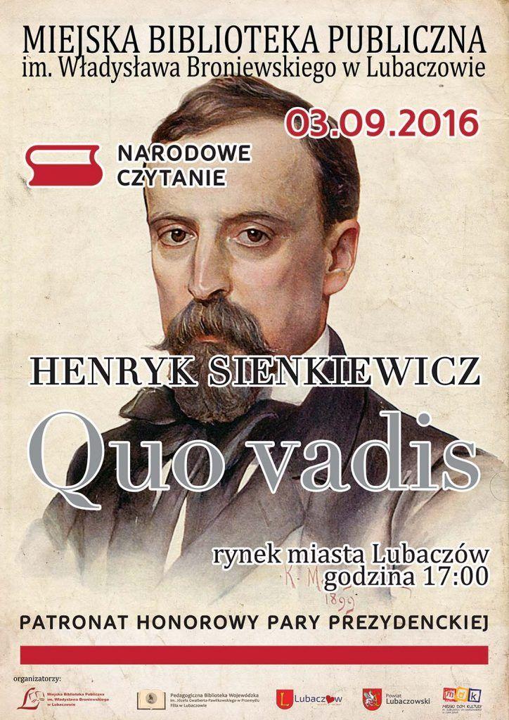 Narodowe Czytanie 2016. „Quo vadis” 