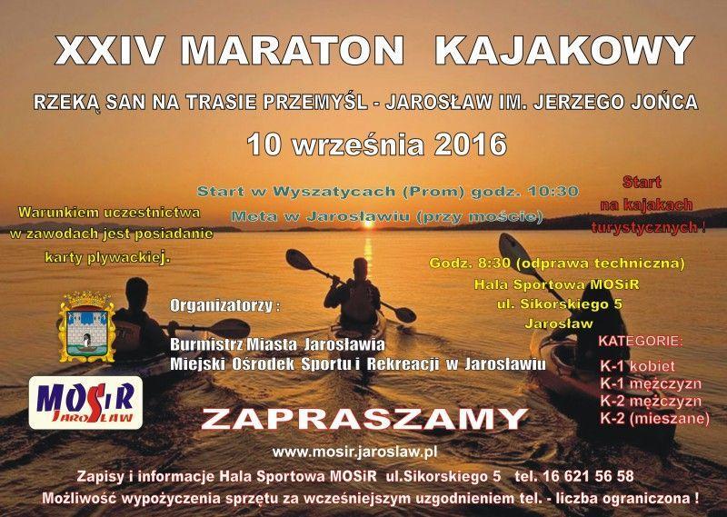 Kajakiem z Przemyśla do Jarosławia. XXIV Maraton Kajakowy rzeką San 