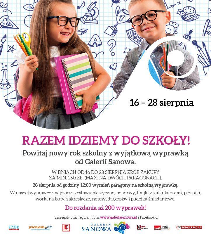 Szkolne wyprawki od Galerii Sanowa