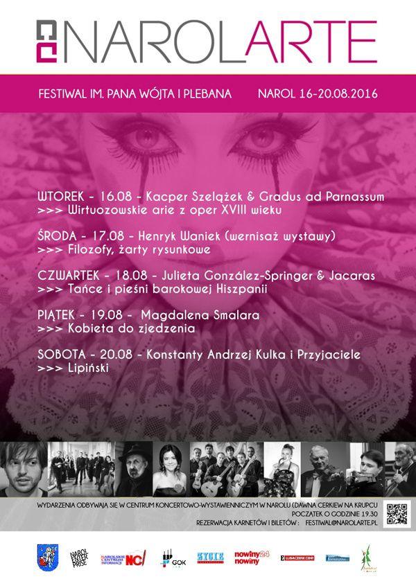 We wtorek rusza Festiwal Narol.Arte im. Pana Wójta i Plebana
