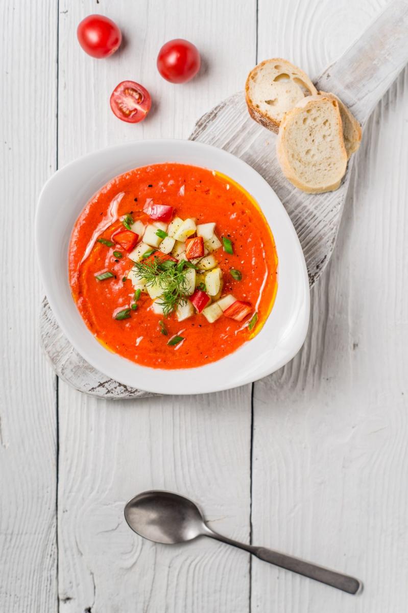 Kuchnia hiszpańska: gazpacho, chłodnik z pomidorów