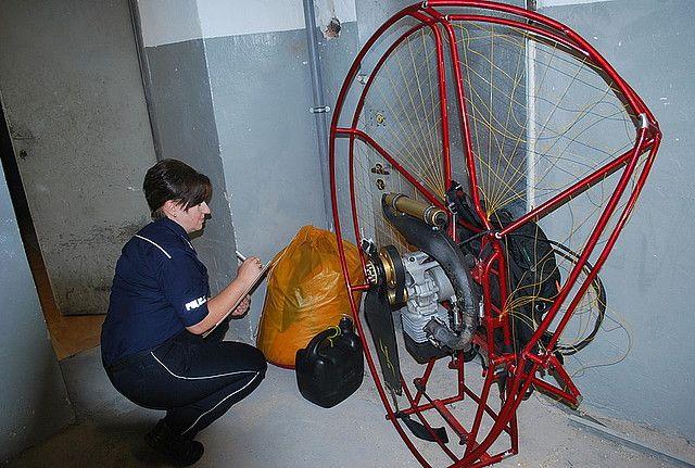 Wypadek spowodował nietrzeźwy... paralotniarz