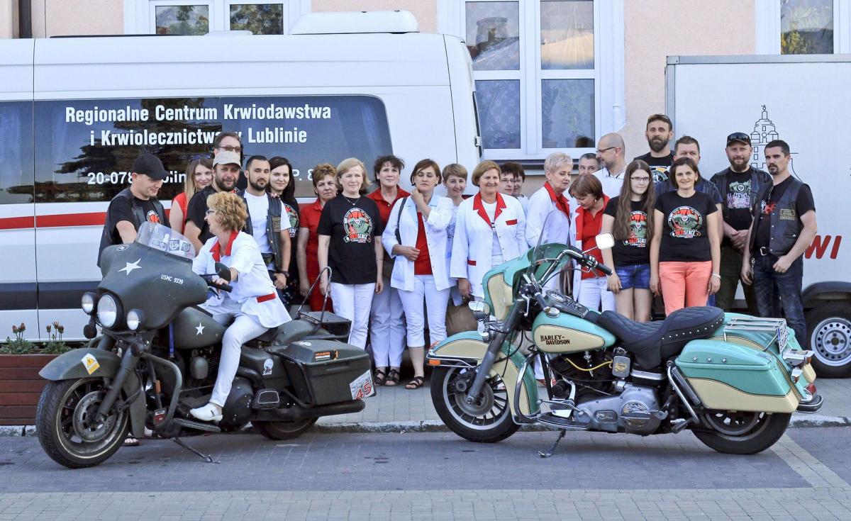 Wielkie serce motocyklistów