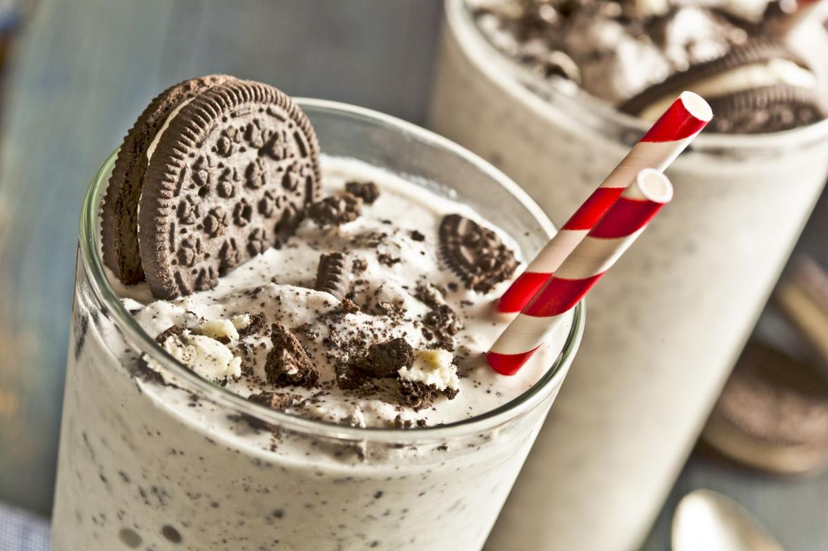 Mleczny koktajl oreo