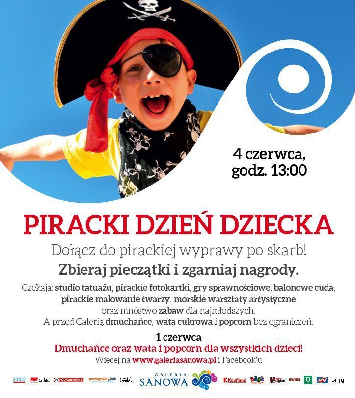 Ahoj przygodo! Piracki dzień dziecka w Galerii Sanowa