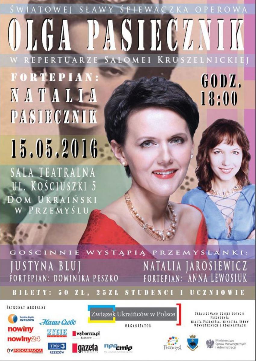 Olga Pasiecznik w repertuarze Salomei Kruszelnickiej