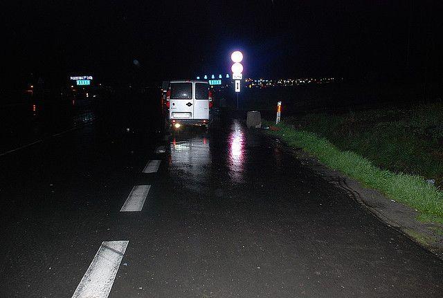 Wypadek w Medyce. Pieszy z urazem głowy trafił do szpitala
