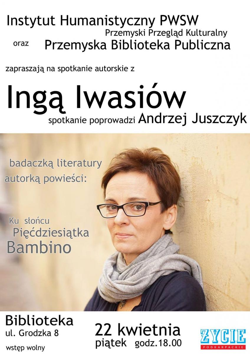 Spotkanie z Ingą Iwasiuk