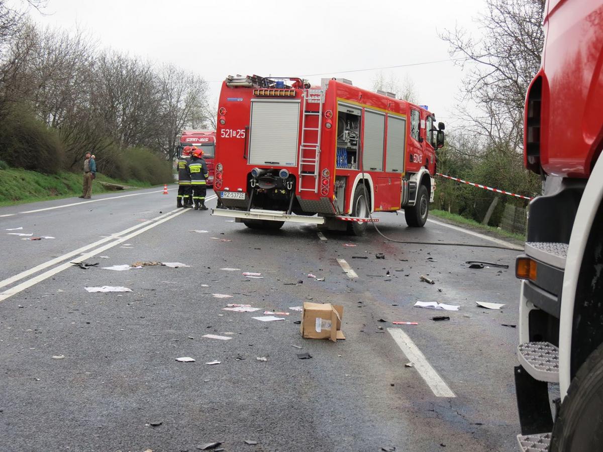 O włos od tragedii. Pas oleju i złe warunki pogodowe mogły być przyczyną wypadku