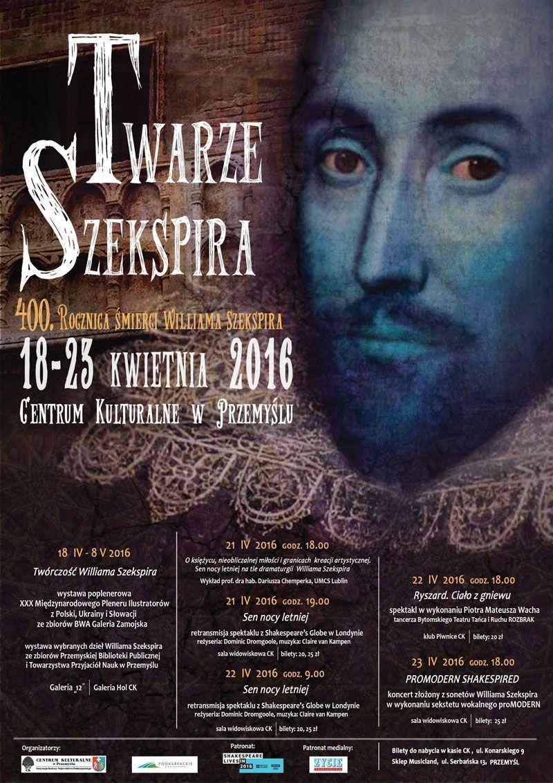 Twarze Szekspira w przemyskim Centrum Kulturalnym