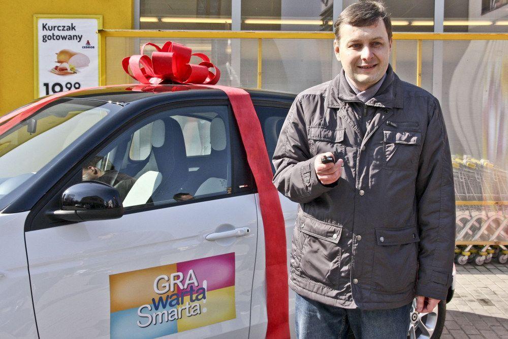 Zrobił zakupy w sklepie Piotruś Pan i wygrał samochód 