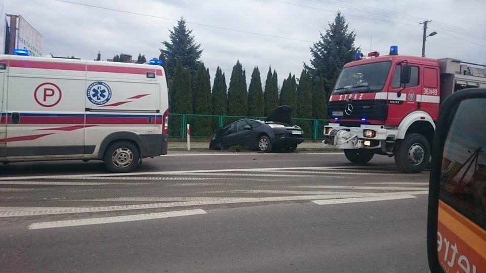 Zderzenie dwóch pojazdów w Orłach [ZDJĘCIA INTERNAUTY]