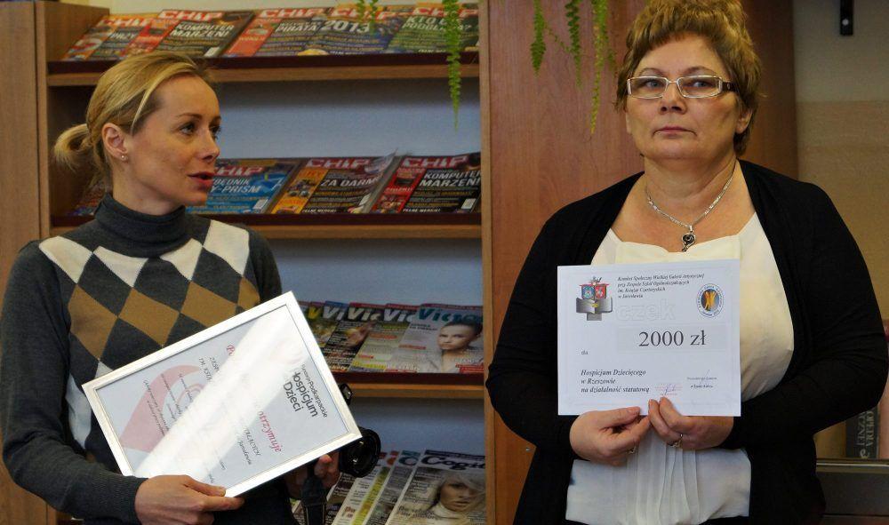 Pieniądze z Wielkiej Galerii przekazano potrzebującym